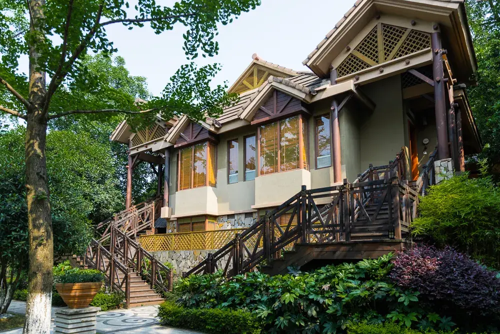 豪华园景驷马屋